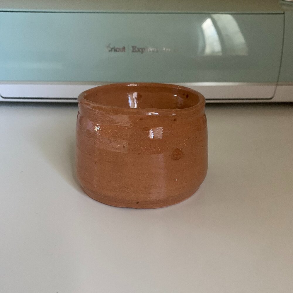Brown Speckled Ceramic Dish